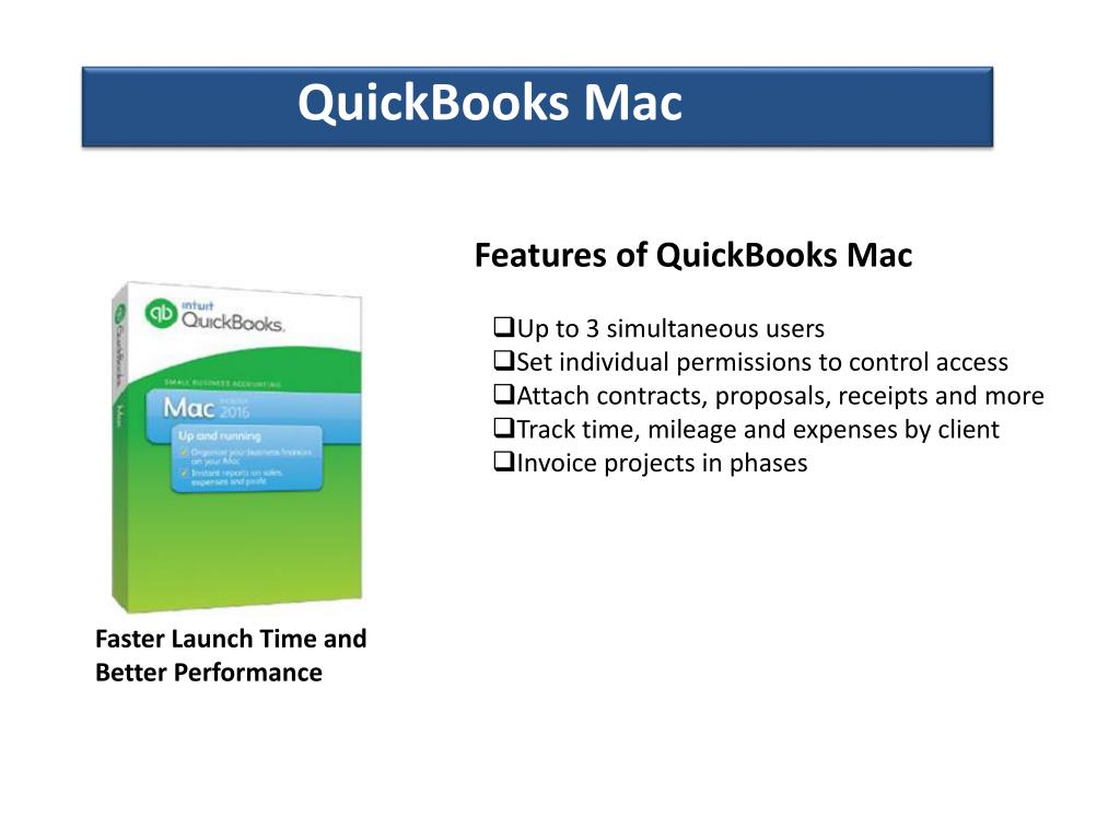 quickbooks for mac 2016 introduction